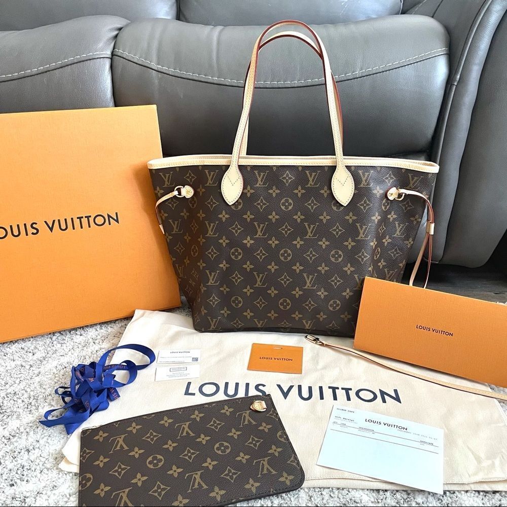 🍒2025🍒BRAND NEW LOUIS VUITTON NEVERFULL MM - Picture 14 of 14